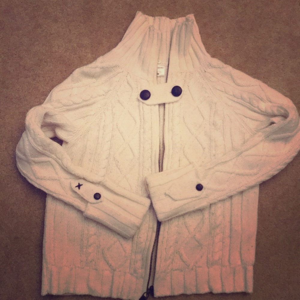 Motherhood Maternity white sweater